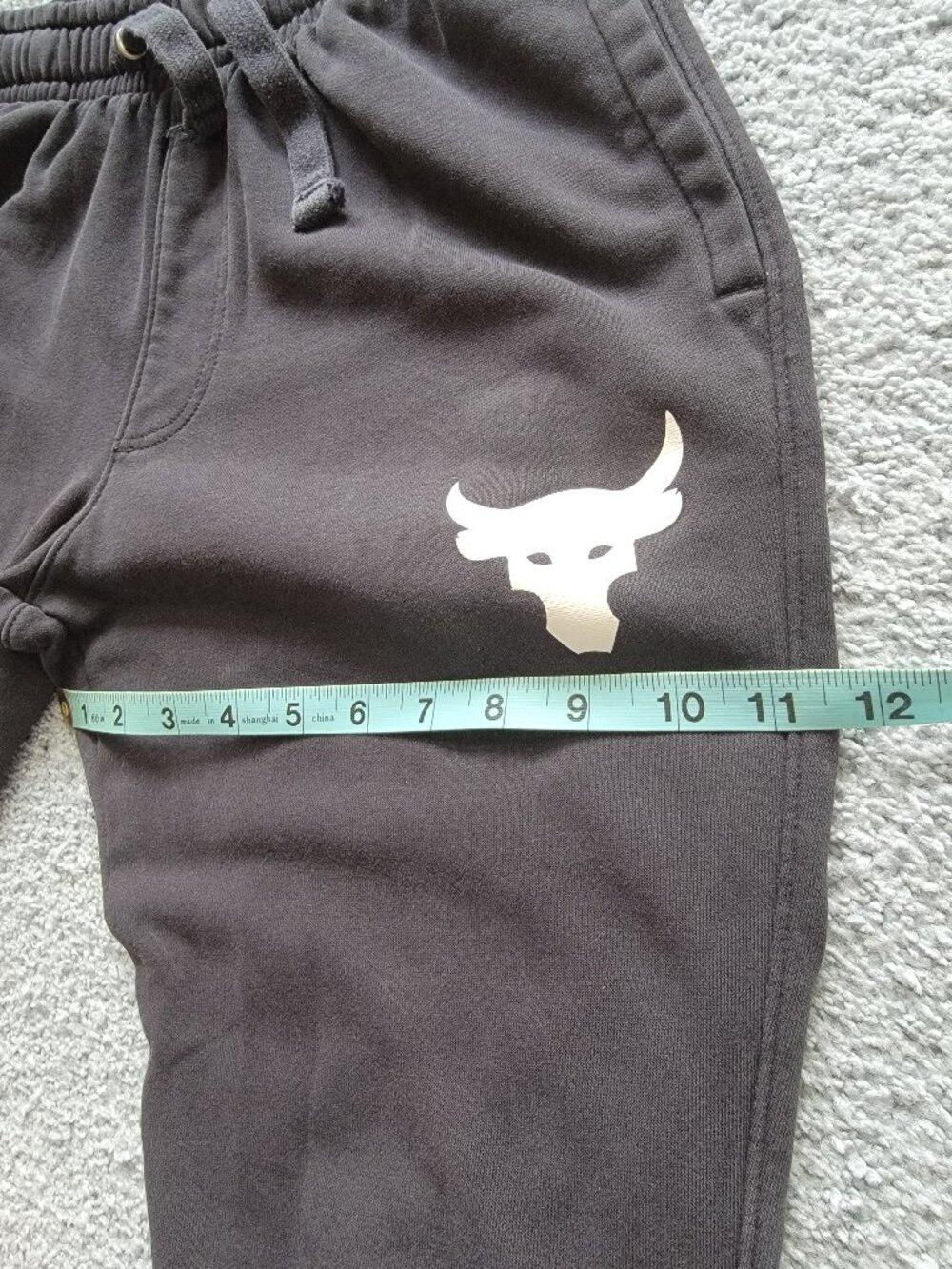 Under Armour Project Rock "Blood Sweat Respect" Terry Joggers MENS SIZE SMALL - Picture 9 of 14
